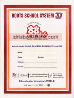 ROOTS SCHOOL SYSTEM COPY SINGLE LINE INTERLEAF