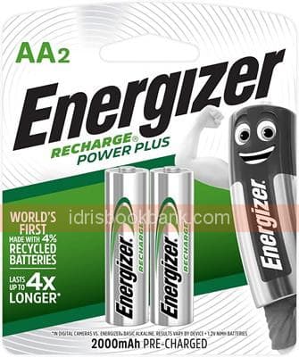 ENERGIZER RECHARGE CELL NH 15 AA 2000 MAH
