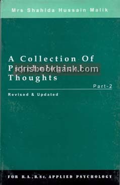 A COLLECTION OF PSYCHOLOGICAL THOUGHTS P2 *