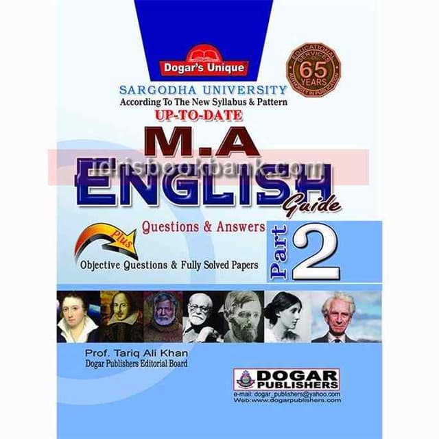 DOGAR UNI ENGLISH GUIDE MA P2 PU