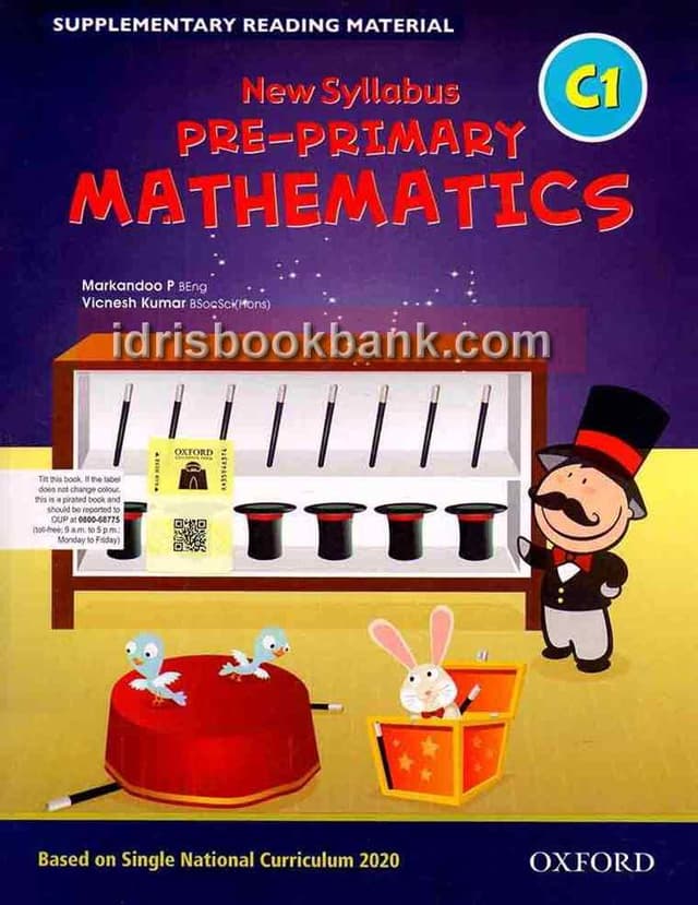 OXFORD PRE PRIMARY MATHEMATICS C1