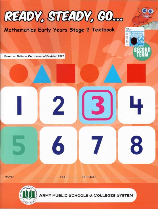 READY STEADY GO MATHMETICS KG EARLY YEAR 2 TERM 2