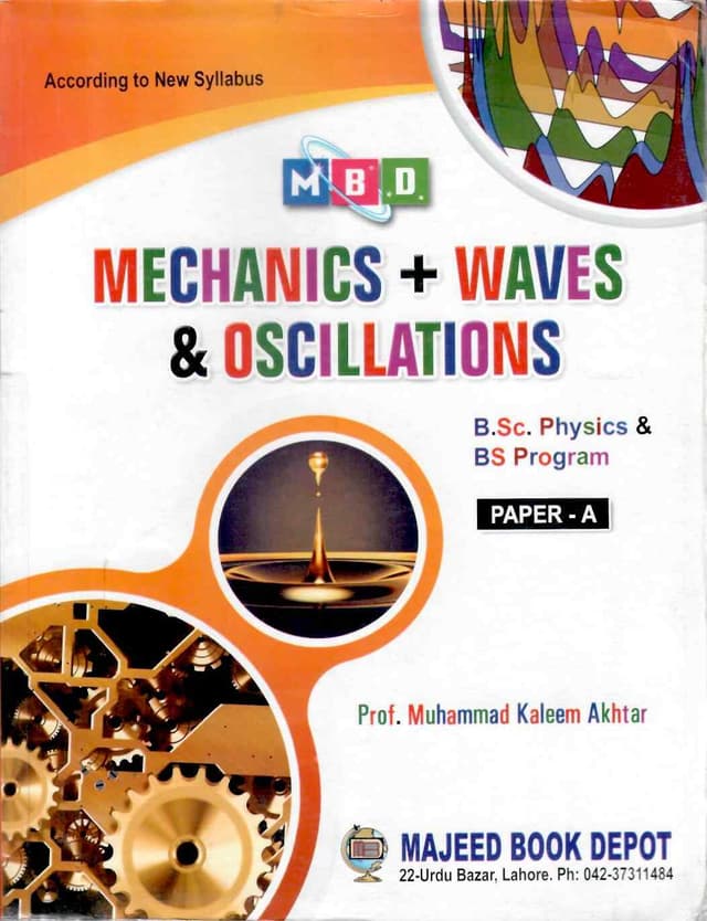 MAJEED MECHANICES WAVES OSCILLATIONS PAPER A