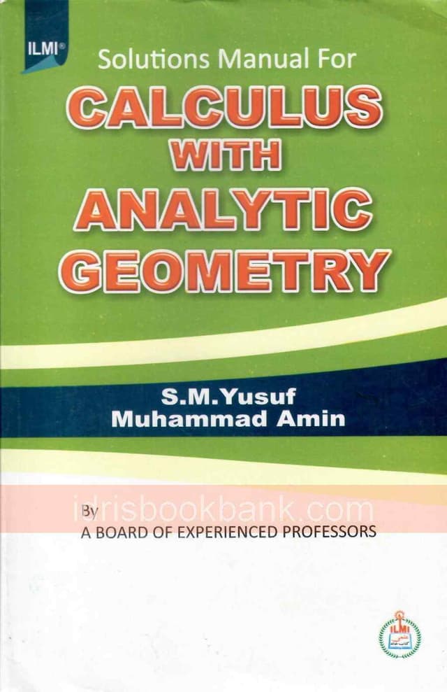 ILMI KEY TO CALCULUS WITH ANALYTIC GEOMETRY