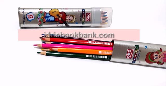 ORO COLOROID 12 PENCIL FULL SIZE TIN