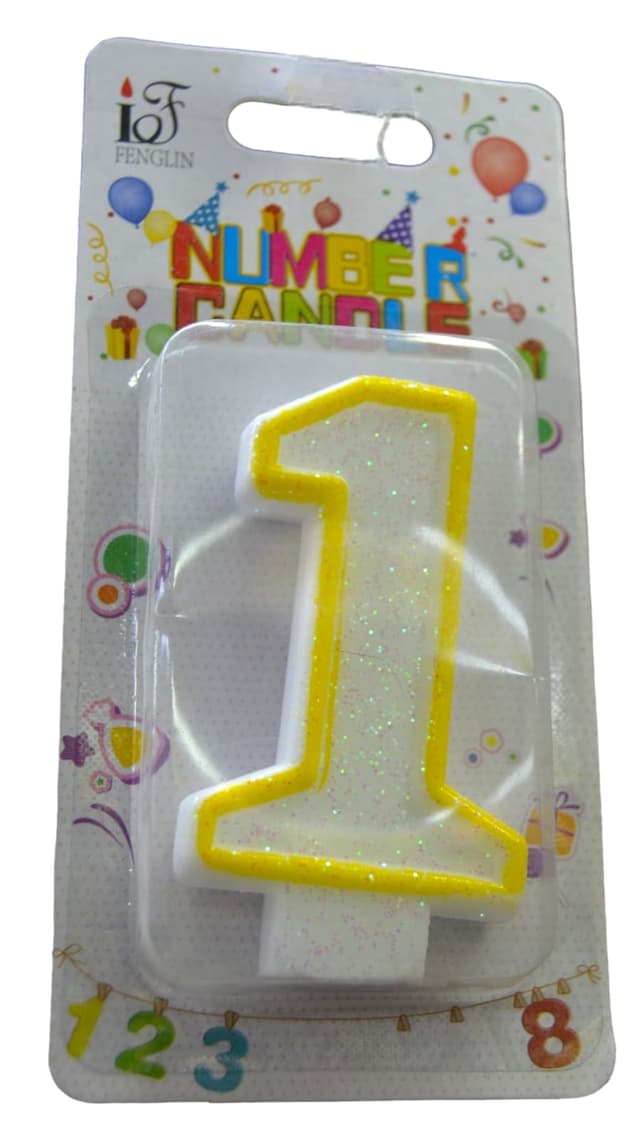 BIRTHDAY CANDLE NUMBER WM 18001