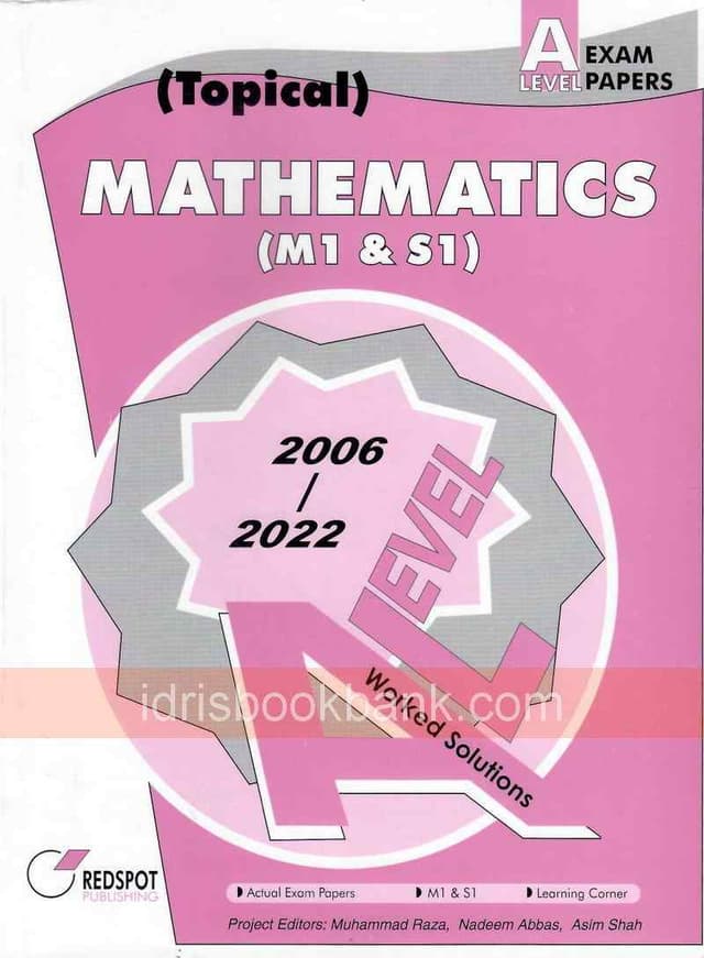 REDSPOT A LEVEL MATHEMATICS M1 & S1