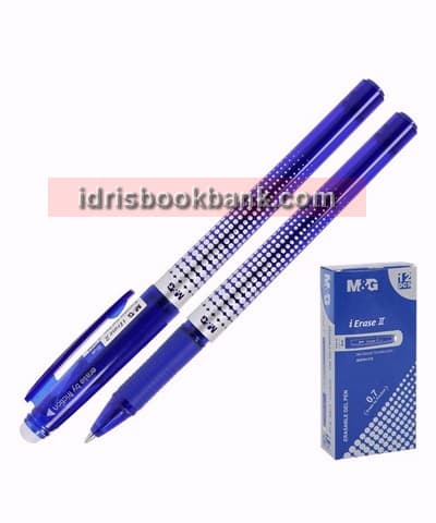 M&G ERASE II GEL PEN BLUE 0.7MM NO APK61173