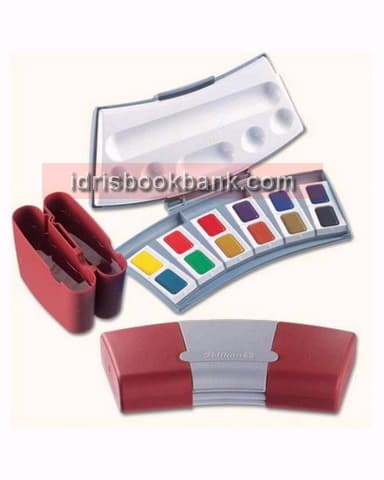 PELIKAN TRANSPARENT WATER COLOUR 12 PCS