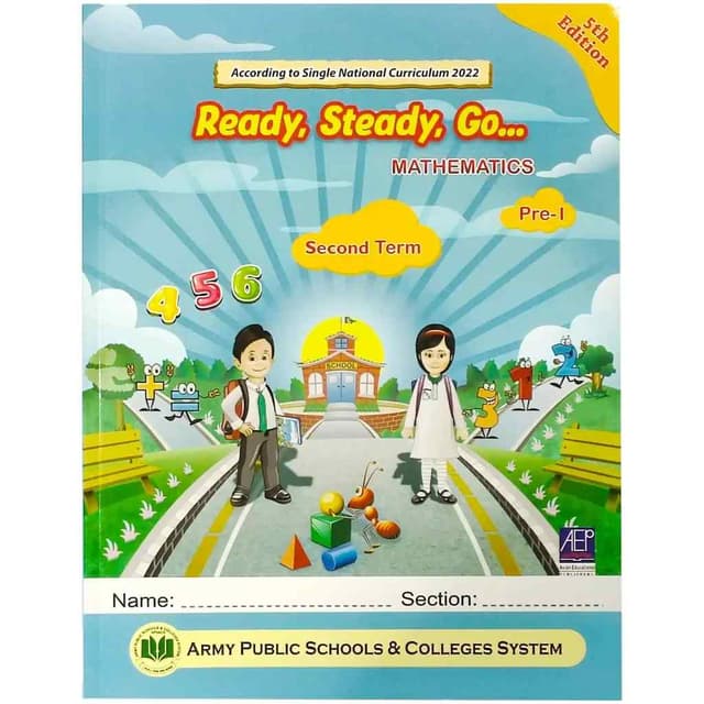 READY STEADY GO MATHEMATICS PRE 1 PREP TERM 2