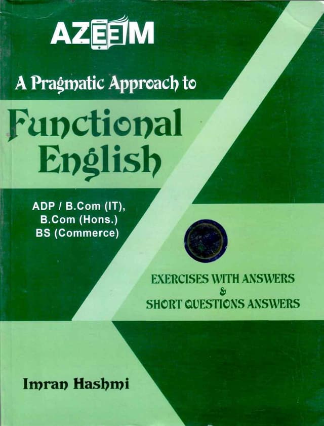 AZEEM FUNCTIONAL ENGLISH BCOM P1