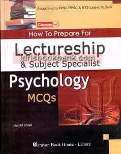 CARAVAN LECTURESHIP PSYCHOLOGY SUB SPE MCQ