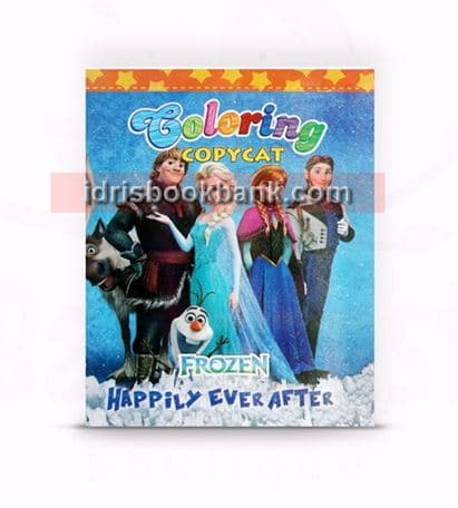 COLOURING COPYCAT FEROZEN HAPPILY EVER AFTER