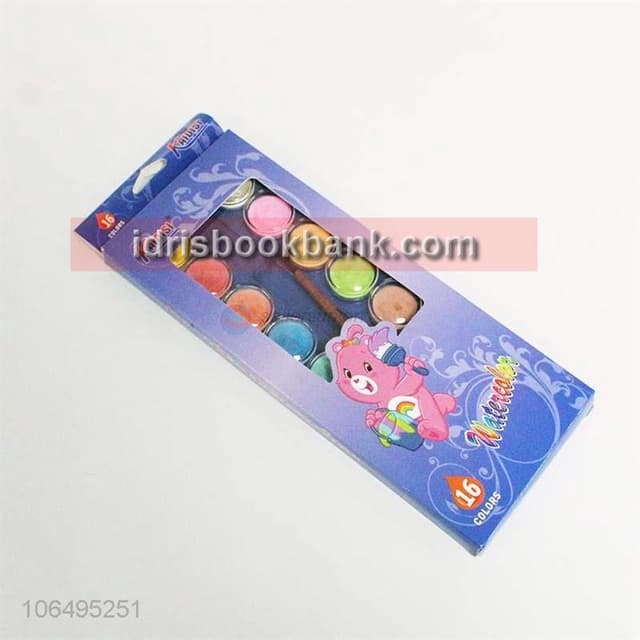 WATER COLOURS SET NO 6016