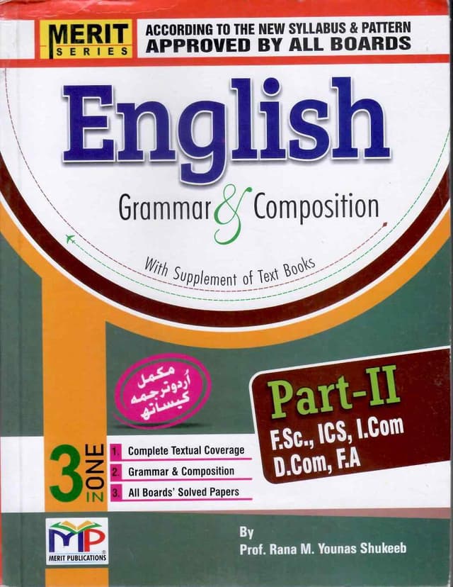 MERIT ENGLISH GRAMMAR & COMPOSITION P2