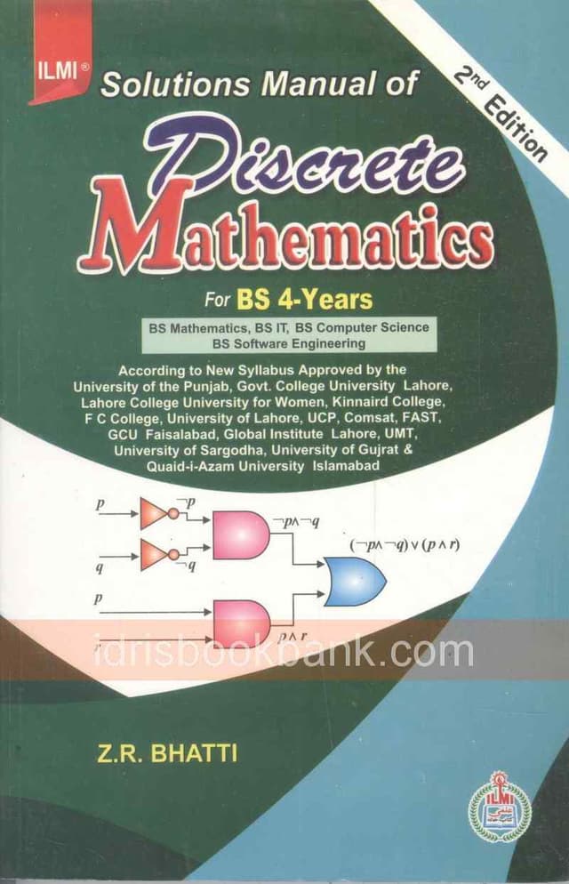 ILMI DISCRETE MATHEMATICS BS 4 YEARS