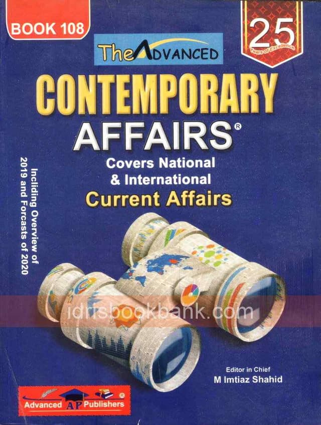 THE ADVANCED CONTEMPORARY AFFAIRS BOOK 108
