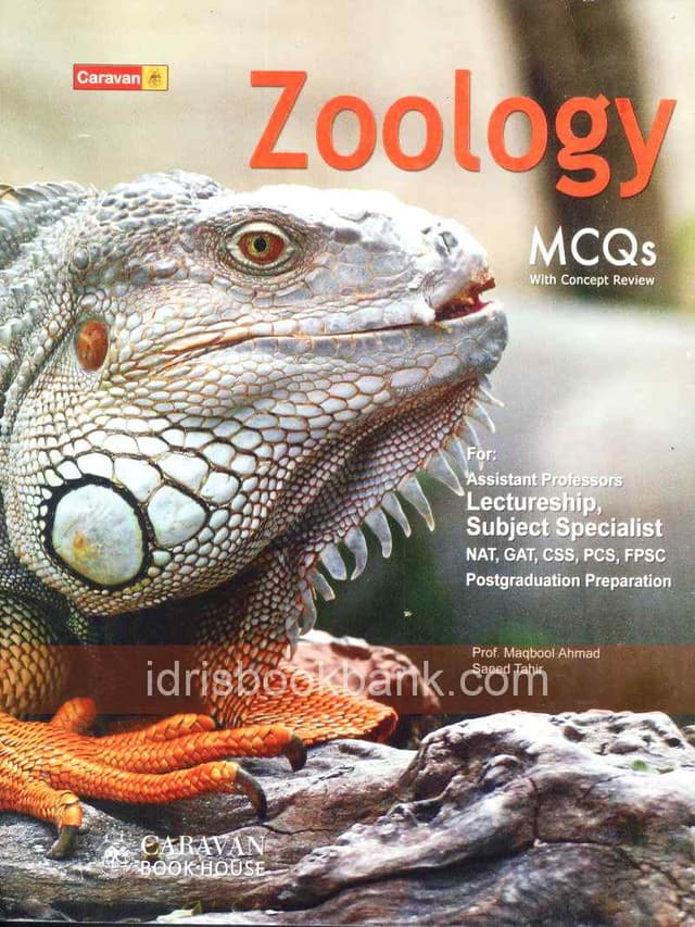 CARAVAN LECTURESHIP ZOOLOGY SUB SPEC MCQS