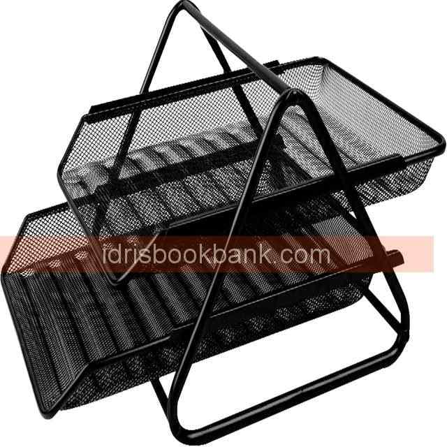 2 TIER DOCUMENT TRAY METAL