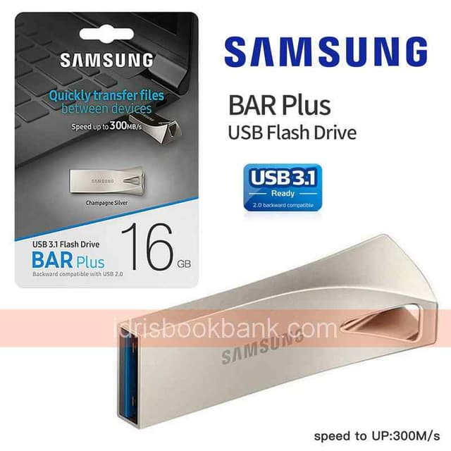 USB FLASH DRIVE SAMSUNG BAR PLUS 16GB 3.1