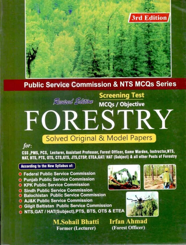 BHATTI SONS FORESTRY MCQS PSC LECTURE NTS