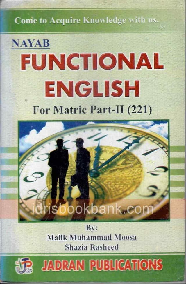 NAYAB FUNCTIONAL ENGLISH FOR MATRIC P2(221)