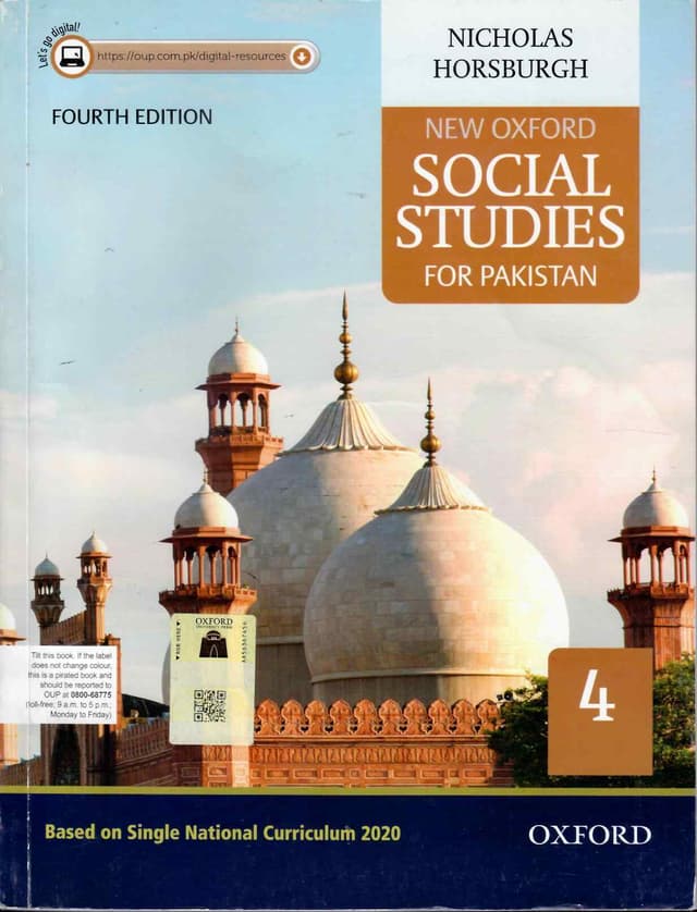 OXFORD SOCIAL STUDIES FOR PAKISTAN BOOK 4 4E WITH WEBLINK