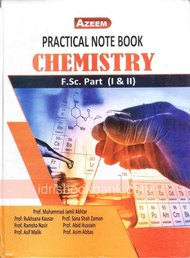 AZEEM PC NOTE BOOK CHEMISTRY FSC 11 12