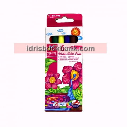 YALONG WATER COLOUR MARKER YL18036-6
