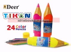 DEER TIKAN 24 COLOUR PENCIL