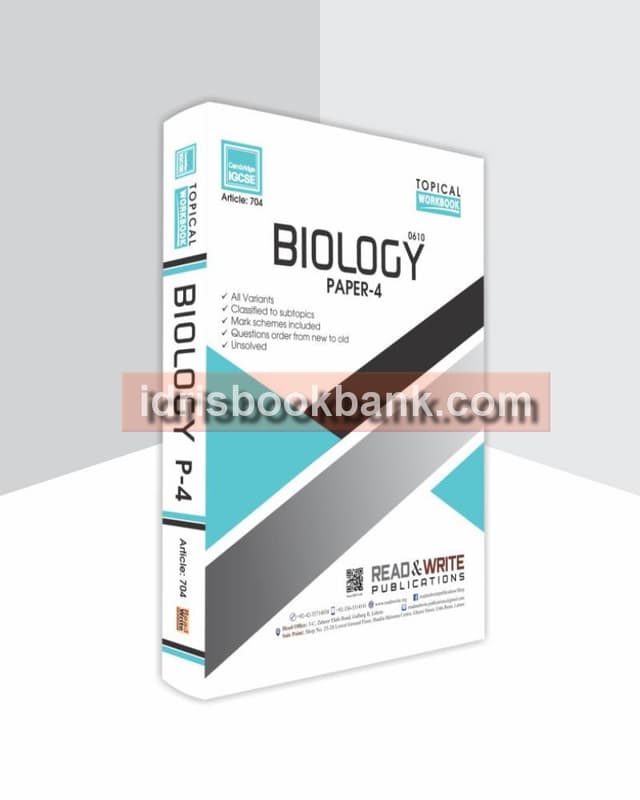 ARTICLE 704 BIOLOGY 0610 P4 TOPICAL WORK BOOK