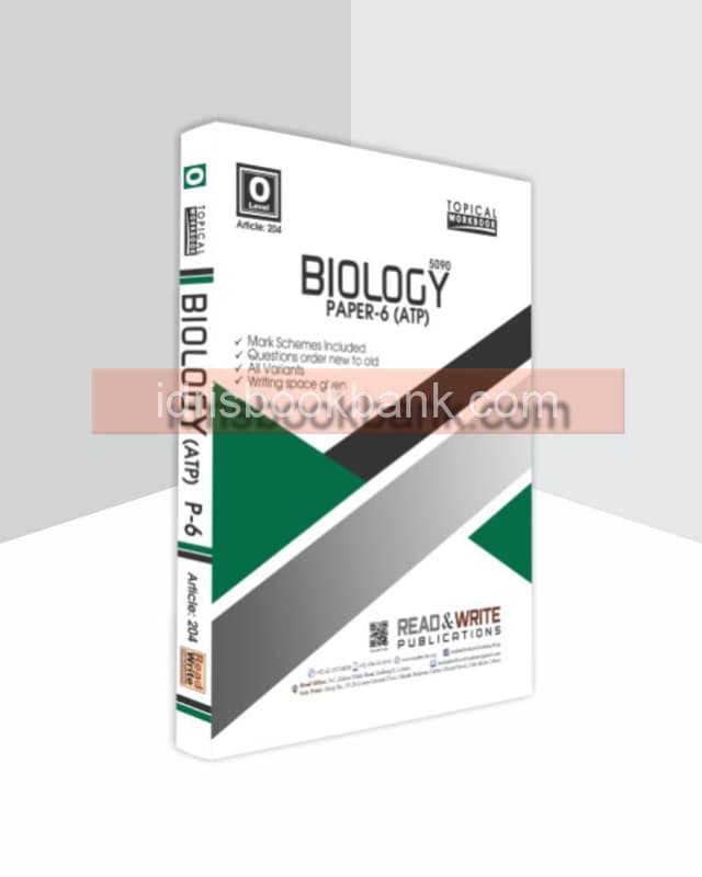 ARTICLE 204 BIOLOGY O LEVEL P6 TOPICAL WORK BOOK