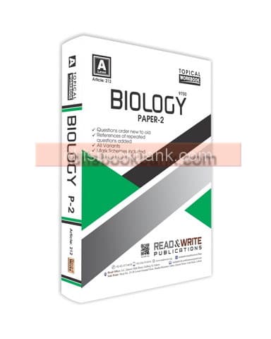 ARTICLE 212 BIOLOGY A LEVEL P2 TOPICAL WORK BOOK