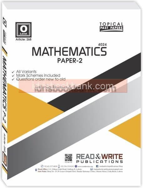 ARTICLE 268 MATHEMATICS O LEVEL P2 TOPICAL
