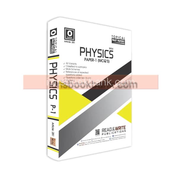 ARTICLE 281 PHYSICS O LEVEL P1 TOPICAL MCQ