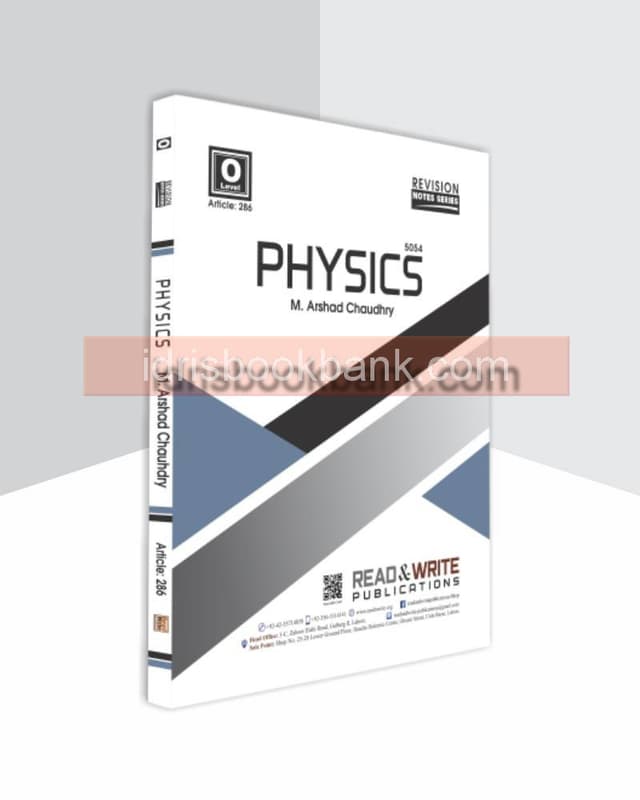 ARTICLE 286 PHYSICS O LEVEL REVISION NOTES SEIRES