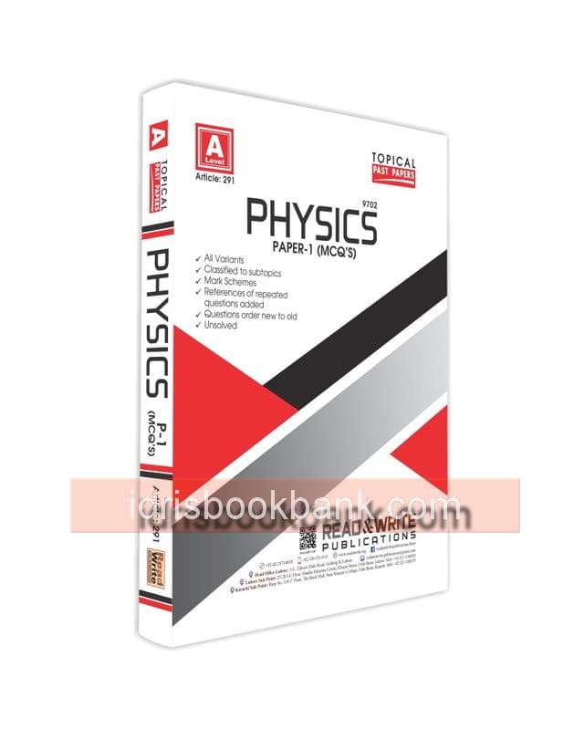 ARTICLE 291 PHYSICS A LEVEL P1 TOPICAL MCQ