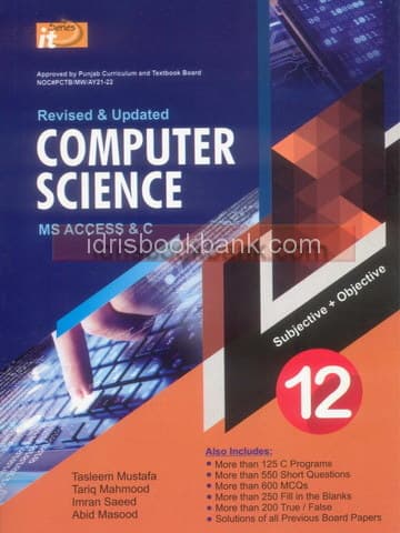 IT SERIES COMPUTER SCIENCE MS ACCESS & C SUB OBJ 12