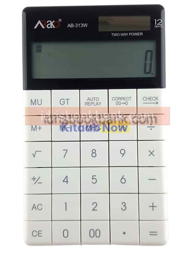 CALCULATOR AB 313 BLACK ABAKO