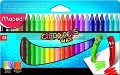 MAPED CRAYONS NO-861013 24PCS