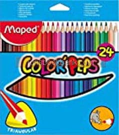 MAPED COLOUR PENCIL NO-183224 24 PCS STAR