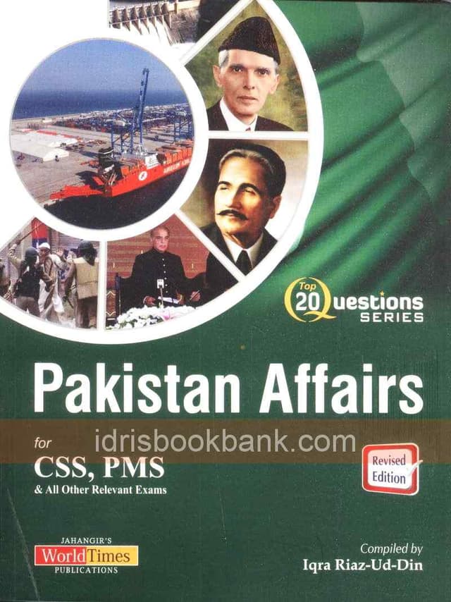 JBD PAKISTAN AFFAIRS TOP 20 QUESTIONS FOR CSS PMS