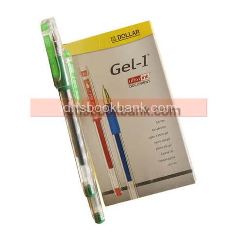 DOLLAR GEL PEN GEL-1 GREEN