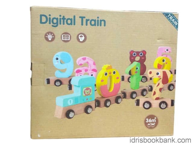 WOODEN DIGITAL TRAIN NO ST4778