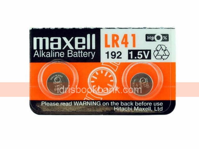 MAXELL ALKALINE BATTERY LR41