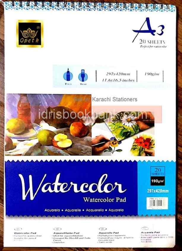 WATER COLOUR PAD A3-W2003