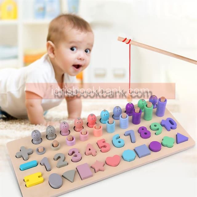 WOODEN FISHING LOG BOARD 9413-3