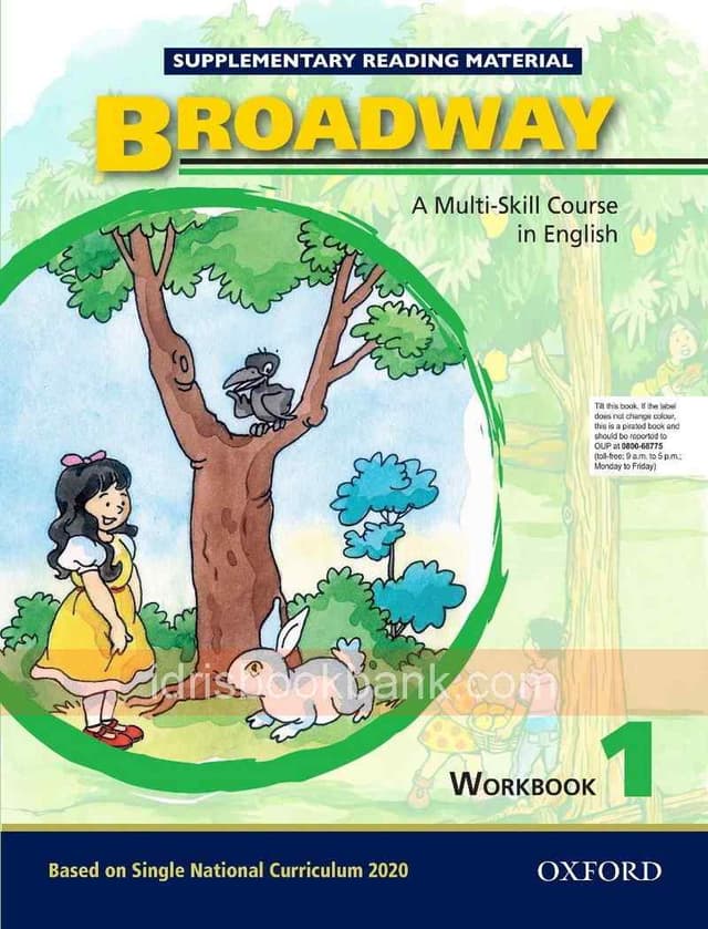 OXFORD BROADWAY WORK BOOK 1