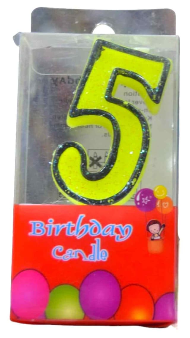BIRTHDAY CANDLE NUMBER CRYSTAL YH-600