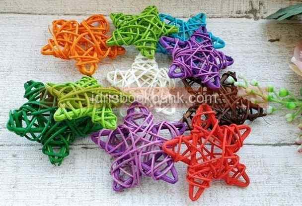 DIY RATTAN STAR 2P COLOURED VGS-2928